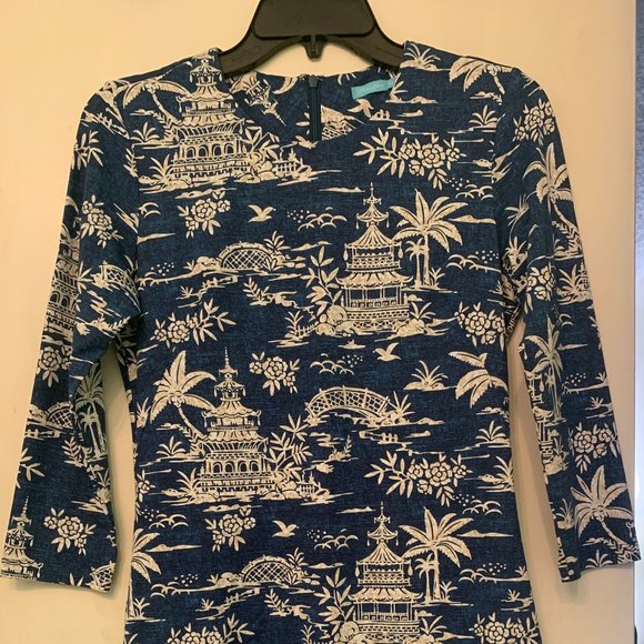 J. Mclaughlin Tropical Print Dress - Picture 2 of 6